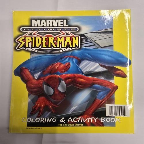 Marvel coloring and activity book spider man