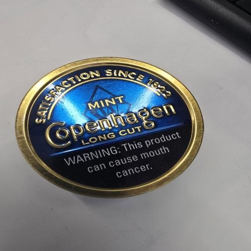 Copenhagen long cut smoke less tobacco blue can 1.2 oz