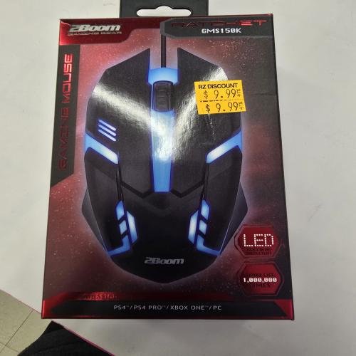Wire computer gaming mouse 2 boom brand gms150k