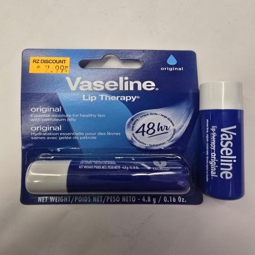 Vaseline lip therapy lip balm original. 0.16 oz roll