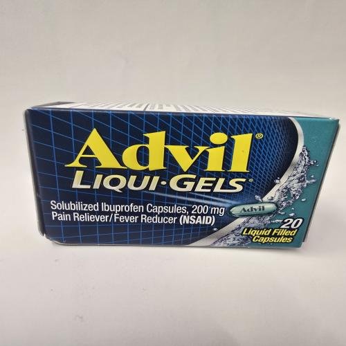Advil liquid gels 200mg 20 cap
