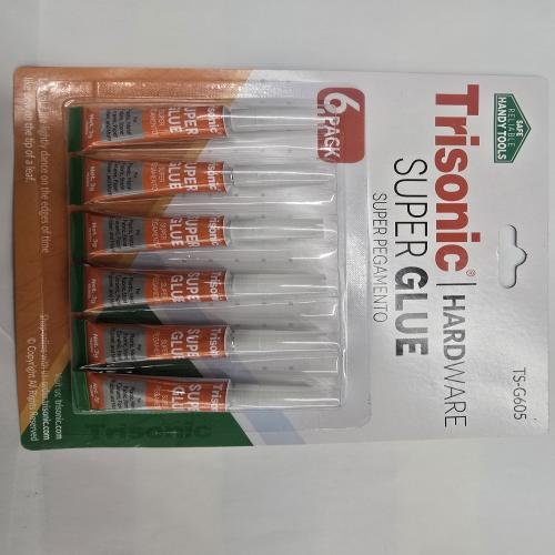 Trisonic super glue 6 in pack ts g605