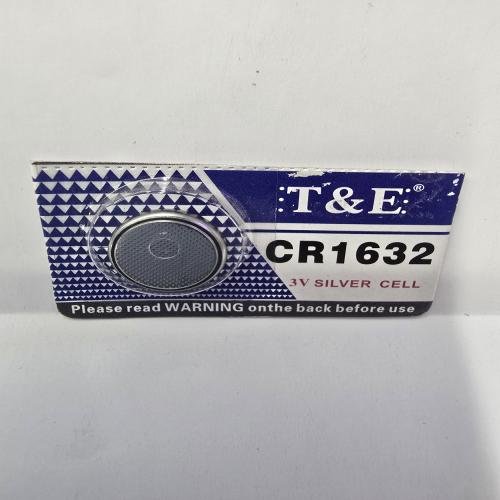 Battery flat t&amp;e cr1632