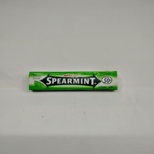 Chewing gum spearmint